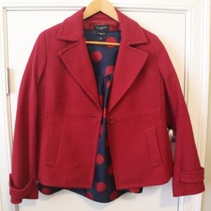 Woman's Talbot's Raspberry Blazer